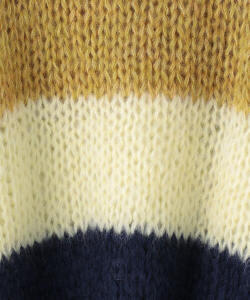 Maiami(マイアミ)の「<Maiami(マイアミ)>ボーダー カラーブロック ニット ■■■(ニット/セーター・レディース・ロイヤルブルー/ライトブルー・S/M)」の15枚目の写真