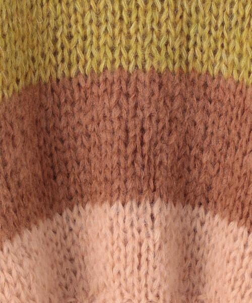 Maiami(マイアミ)の「<Maiami(マイアミ)>ボーダー カラーブロック ニット ■■■(ニット/セーター・レディース・ロイヤルブルー/ライトブルー・S/M)」の10枚目の写真