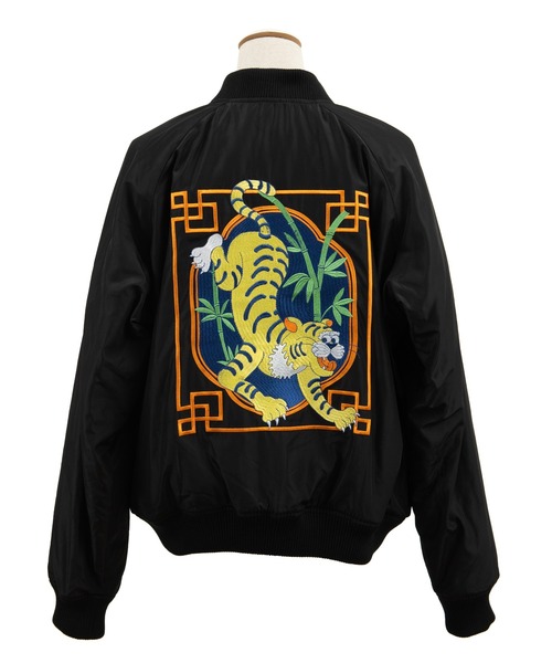 PUNYUS（プニュズ）の「タイガー刺繍ブルゾン（ブルゾン・レディース・ブラック・3/4/2）」の8枚目の写真