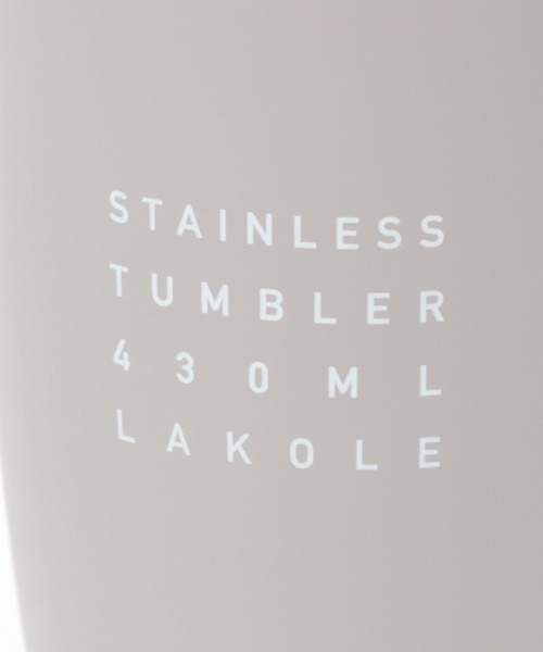 LAKOLE(ラコレ)の「なめらか真空タンブラー(L) / 956758(グラス/マグカップ/タンブラー・レディース・ブラック/グレー/アイボリー/ブルー・FREE)」の10枚目の写真