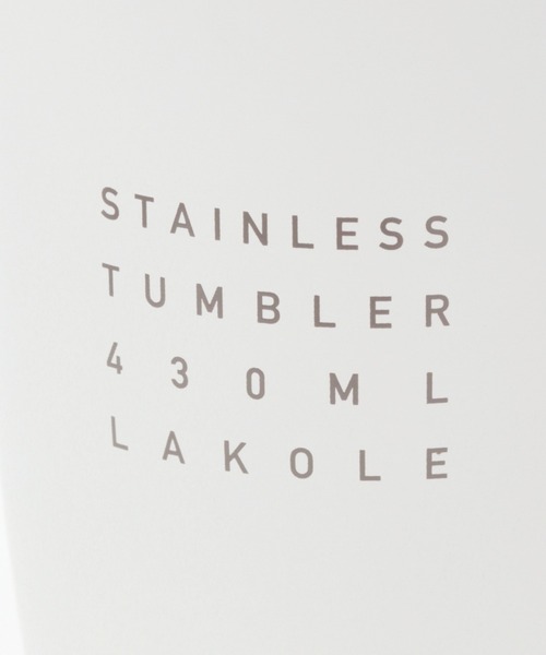 LAKOLE(ラコレ)の「なめらか真空タンブラー(L) / 956758(グラス/マグカップ/タンブラー・レディース・ブラック/グレー/アイボリー/ブルー・FREE)」の14枚目の写真