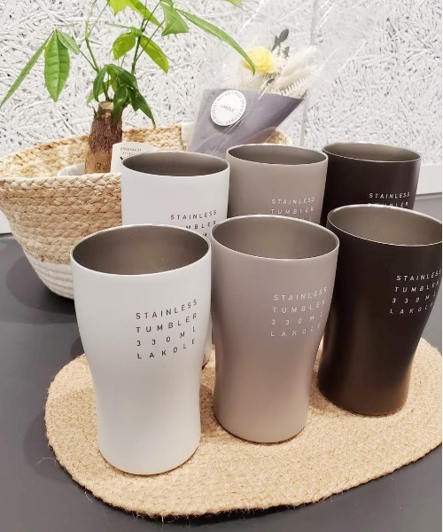 LAKOLE(ラコレ)の「なめらか真空タンブラー(L) / 956758(グラス/マグカップ/タンブラー・レディース・ブラック/グレー/アイボリー/ブルー・FREE)」の21枚目の写真