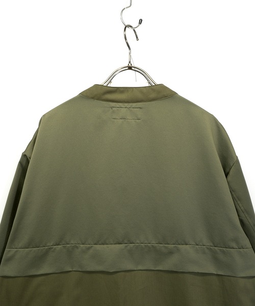 masterkey(マスターキー)の「masterkey マスターキー / H&T コットンシルクシャツレイヤードジャケット / MK22S-O-04-1(テーラードジャケット・メンズ・ベージュ/カーキ・1/2)」の15枚目の写真