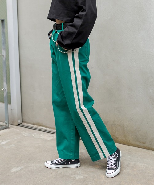 RASVOA（ラスボア）の「Thick Lineパンツ（その他パンツ・レディース・ブラック/ベージュ/グリーン・FREE）」の3枚目の写真