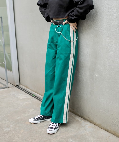 RASVOA（ラスボア）の「Thick Lineパンツ（その他パンツ・レディース・ブラック/ベージュ/グリーン・FREE）」の6枚目の写真