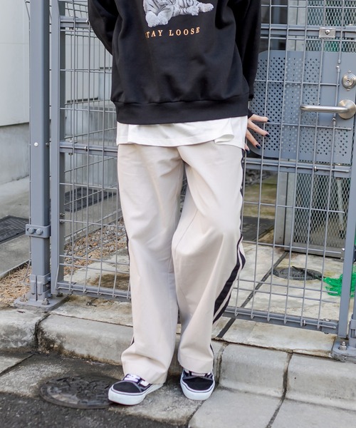 RASVOA（ラスボア）の「Thick Lineパンツ（その他パンツ・レディース・ブラック/ベージュ/グリーン・FREE）」の13枚目の写真