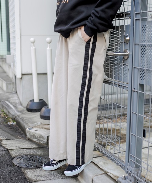 RASVOA（ラスボア）の「Thick Lineパンツ（その他パンツ・レディース・ブラック/ベージュ/グリーン・FREE）」の18枚目の写真