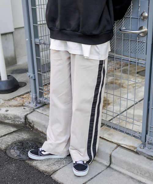 RASVOA（ラスボア）の「Thick Lineパンツ（その他パンツ・レディース・ブラック/ベージュ/グリーン・FREE）」の15枚目の写真