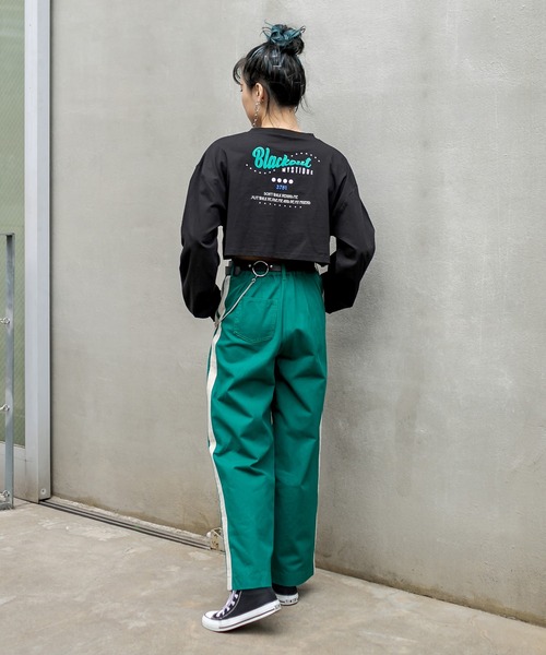 RASVOA（ラスボア）の「Thick Lineパンツ（その他パンツ・レディース・ブラック/ベージュ/グリーン・FREE）」の12枚目の写真