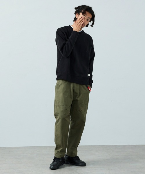 Alpha Industries（アルファインダストリーズ）の「【直営店限定】パッチドラベルクルーネックスウェット（無地）（スウェット・メンズ・ホワイト/ブラック/ヘザーグレー・MEDIUM/LARGE/X-LARGE）」の16枚目の写真