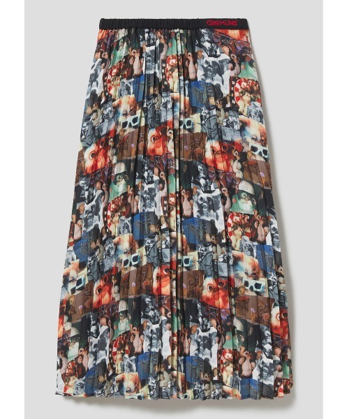Design Tshirts Store graniph（デザイン　ティーシャツ　ストア　グラニフ）の「グレムリン コラージュ(グレムリン)｜コラボプリーツスカート（スカート・レディース・マルチ・FREE）」の3枚目の写真