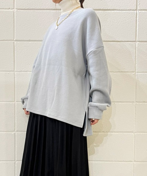 RR TOKYO（アールアールトウキョウ）の「ドロップショルダー長袖（Tシャツ/カットソー・レディース・ベージュ/グレー・FREE）」の21枚目の写真
