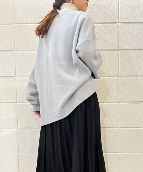 RR TOKYO（アールアールトウキョウ）の「ドロップショルダー長袖（Tシャツ/カットソー・レディース・ベージュ/グレー・FREE）」の12枚目の写真