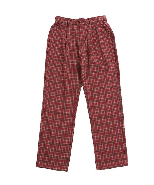 CavariA（キャバリア）の「『CavariA/キャバリア』チェック柄ロングパンツ（その他パンツ・メンズ・ブラウン/ワイン・M/L/XL）」の9枚目の写真
