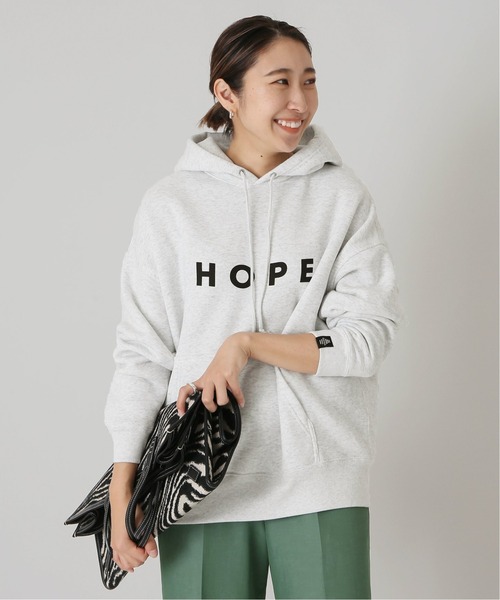 journal standard L'essage(ジャーナルスタンダードレサージュ)の「POET MEETS DUBWISE HOPE FOODIE:パーカー◆(パーカー・レディース・ブラック/グレー・FREE)」の1枚目の写真