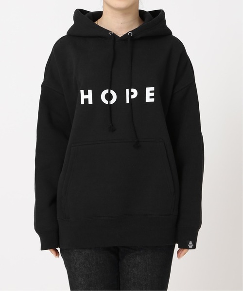 journal standard L'essage(ジャーナルスタンダードレサージュ)の「POET MEETS DUBWISE HOPE FOODIE:パーカー◆(パーカー・レディース・ブラック/グレー・FREE)」の4枚目の写真