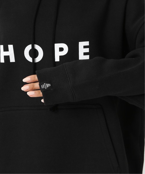 journal standard L'essage(ジャーナルスタンダードレサージュ)の「POET MEETS DUBWISE HOPE FOODIE:パーカー◆(パーカー・レディース・ブラック/グレー・FREE)」の12枚目の写真