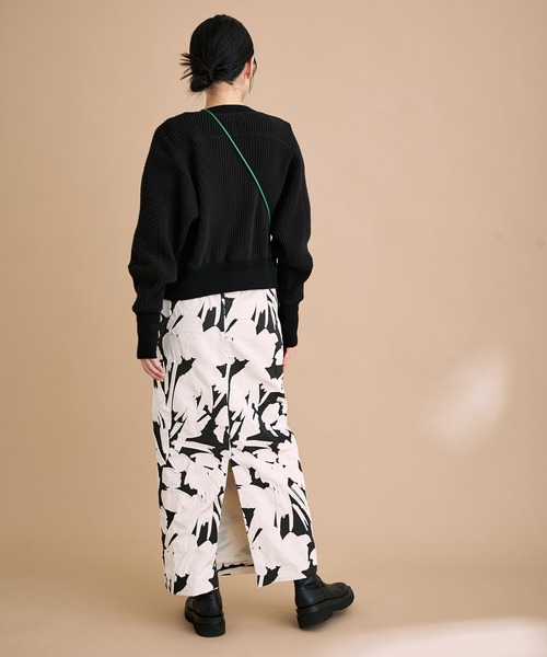 ADAM ET ROPE'（アダムエロペ）の「シュリンクプリントスカート（スカート・レディース・オレンジ系その他/ブラック系その他・38/36）」の15枚目の写真