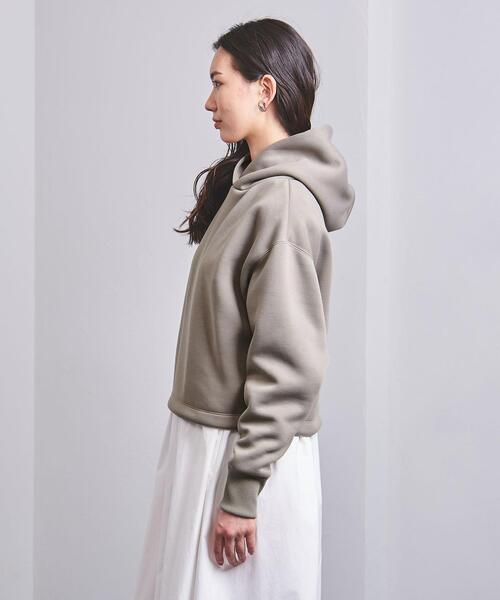 UNITED ARROWS（ユナイテッドアローズ）の「【WEB限定】＜UNITED ARROWS＞P ショート フーディ W（パーカー・レディース・グレー/オフホワイト/ライトピンク・FREE）」の5枚目の写真