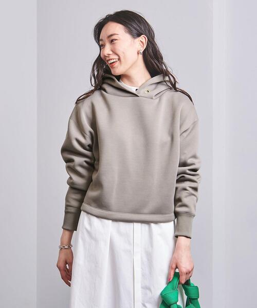 UNITED ARROWS（ユナイテッドアローズ）の「【WEB限定】＜UNITED ARROWS＞P ショート フーディ W（パーカー・レディース・グレー/オフホワイト/ライトピンク・FREE）」の7枚目の写真