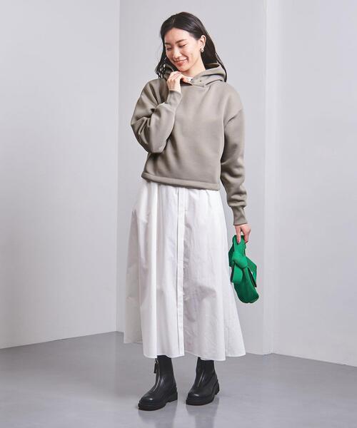 UNITED ARROWS（ユナイテッドアローズ）の「【WEB限定】＜UNITED ARROWS＞P ショート フーディ W（パーカー・レディース・グレー/オフホワイト/ライトピンク・FREE）」の8枚目の写真