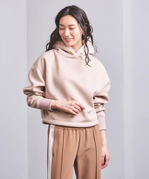 UNITED ARROWS（ユナイテッドアローズ）の「【WEB限定】＜UNITED ARROWS＞P ショート フーディ W（パーカー・レディース・グレー/オフホワイト/ライトピンク・FREE）」の9枚目の写真