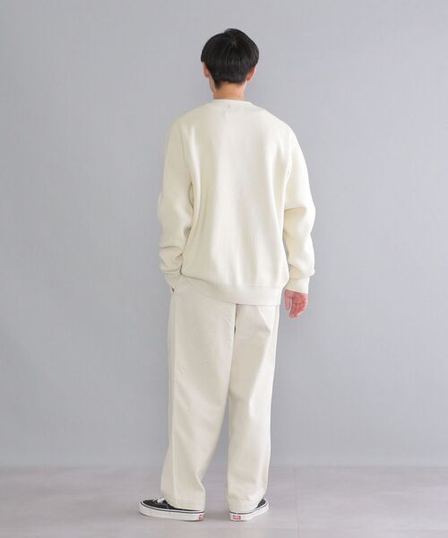 SHIPS（シップス）の「SHIPS:〈手洗い可能〉コットン/アクリル 超度詰め アゼ カーディガン（カーディガン/ボレロ・メンズ・ライトブルー/ネイビー/オフホワイト/グリーン/コバルトブルー・SMALL/MEDIUM/LARGE/X-LARGE）」の15枚目の写真