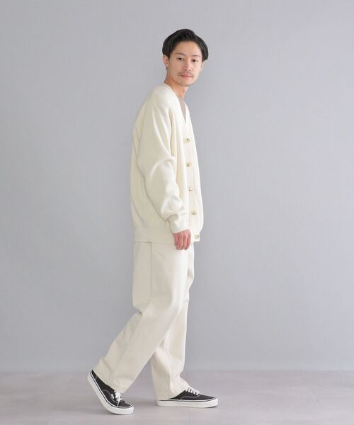 SHIPS（シップス）の「SHIPS:〈手洗い可能〉コットン/アクリル 超度詰め アゼ カーディガン（カーディガン/ボレロ・メンズ・ライトブルー/ネイビー/オフホワイト/グリーン/コバルトブルー・SMALL/MEDIUM/LARGE/X-LARGE）」の16枚目の写真