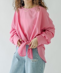 mystic（ミスティック）の「ウエストリボンシャツ（シャツ/ブラウス）」