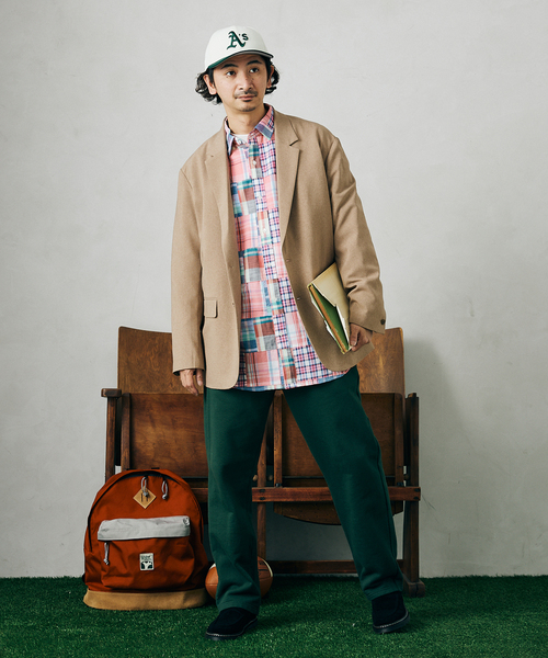 JOURNAL STANDARD relume(ジャーナルスタンダード レリューム)の「TOP STRETCH RELAX オーバーサイズジャケット(テーラードジャケット・メンズ・ベージュ/グレー/ナチュラル・SMALL/MEDIUM/LARGE)」の19枚目の写真
