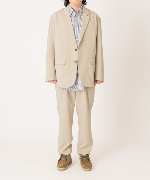 JOURNAL STANDARD relume(ジャーナルスタンダード レリューム)の「TOP STRETCH RELAX オーバーサイズジャケット(テーラードジャケット・メンズ・ベージュ/グレー/ナチュラル・SMALL/MEDIUM/LARGE)」の22枚目の写真