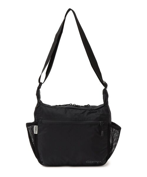 GERRY(ジェリー)の「【WEB限定】GERRY: 【撥水】シーム ショルダー バック◇(ショルダーバッグ・メンズ・ブラック・ONE SIZE)」の12枚目の写真