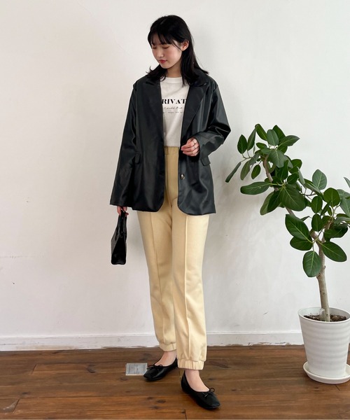 EPIMI E'PIMMY（エピミエピミー）の「〈Set upにも〉アソートボックステーラードジャケット（テーラードジャケット・レディース・ブラック/ベージュ/ブラウン/ブラック系その他・MEDIUM）」の6枚目の写真