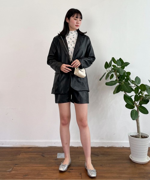 EPIMI E'PIMMY（エピミエピミー）の「〈Set upにも〉アソートボックステーラードジャケット（テーラードジャケット・レディース・ブラック/ベージュ/ブラウン/ブラック系その他・MEDIUM）」の7枚目の写真