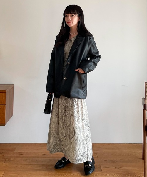 EPIMI E'PIMMY（エピミエピミー）の「〈Set upにも〉アソートボックステーラードジャケット（テーラードジャケット・レディース・ブラック/ベージュ/ブラウン/ブラック系その他・MEDIUM）」の12枚目の写真