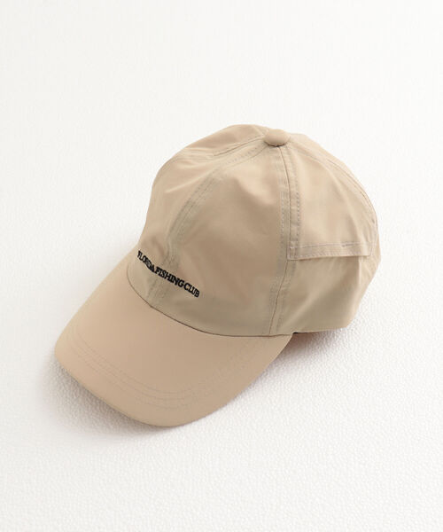 GLOSTER（グロスター）の「【GLOSTER/グロスター】VENTILATION ENBROIDERY CAP ベンチレーション刺繍キャップ（キャップ・メンズ・オリーブ/ベージュ/ブラック・FREE）」の3枚目の写真