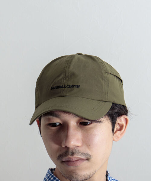 GLOSTER（グロスター）の「【GLOSTER/グロスター】VENTILATION ENBROIDERY CAP ベンチレーション刺繍キャップ（キャップ・メンズ・オリーブ/ベージュ/ブラック・FREE）」の4枚目の写真