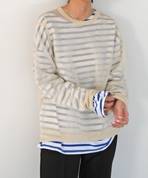 AKTE | シアーニットプルオーバー(ニット/セーター)