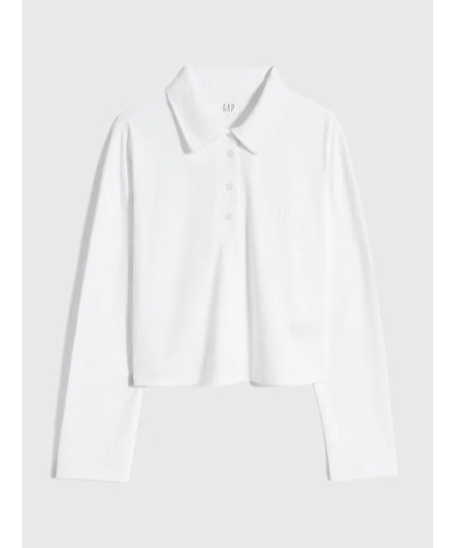 GAP（ギャップ）の「ウォッシュド ロー ジャージー クロップドトップス（Tシャツ/カットソー・レディース・ホワイト/ブラック/グレー/ブルー/レッド系その他・S/M/L/XL/XS/XXS）」の12枚目の写真