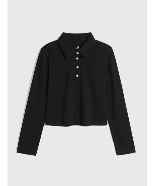 GAP（ギャップ）の「ウォッシュド ロー ジャージー クロップドトップス（Tシャツ/カットソー・レディース・ホワイト/ブラック/グレー/ブルー/レッド系その他・S/M/L/XL/XS/XXS）」の11枚目の写真