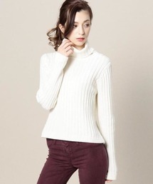 ROSE BUD | S-LK-15102 OFF TURTLE/N P/O(ニット/セーター)