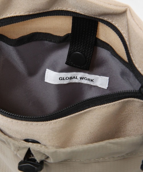 GLOBAL WORK（グローバルワーク）の「ハッスイサコッシュ/264190（ショルダーバッグ・メンズ・ブラック/カーキ/ベージュ・FREE）」の16枚目の写真