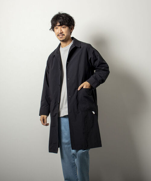 NOLLEY'S goodman(ノーリーズグッドマン)の「【WORK ABOUT/ワークアバウト】WIND SURF COAT ステンカラーコート 撥水加工(ステンカラーコート・メンズ・ブラック/ブルーグレー/マスタード・MEDIUM/SMALL/LARGE)」の6枚目の写真
