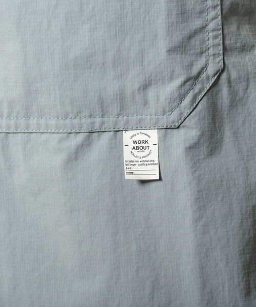 NOLLEY'S goodman(ノーリーズグッドマン)の「【WORK ABOUT/ワークアバウト】WIND SURF COAT ステンカラーコート 撥水加工(ステンカラーコート・メンズ・ブラック/ブルーグレー/マスタード・MEDIUM/SMALL/LARGE)」の16枚目の写真