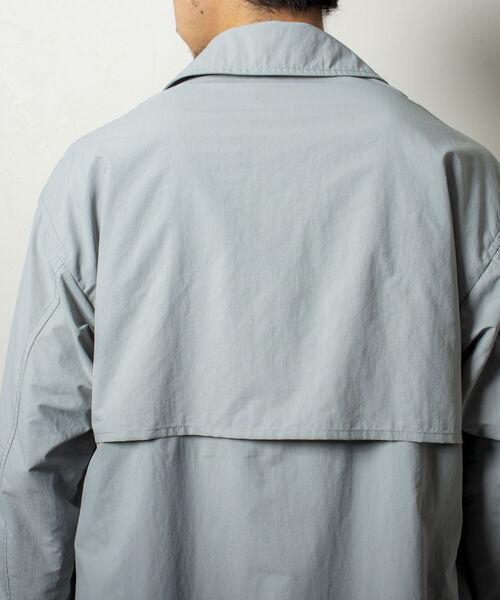 NOLLEY'S goodman(ノーリーズグッドマン)の「【WORK ABOUT/ワークアバウト】WIND SURF COAT ステンカラーコート 撥水加工(ステンカラーコート・メンズ・ブラック/ブルーグレー/マスタード・MEDIUM/SMALL/LARGE)」の17枚目の写真