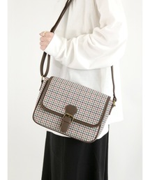 ehka sopo | チェックパイピングショルダーバッグ(ショルダーバッグ)