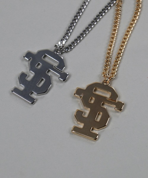 チェーンネックレス ロゴ付き SPINNS（スピンズ）の「STロゴ チェーンネックレス（ネックレス）」 - WEAR