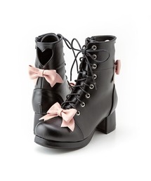 ハートカットロリータショートブーツ