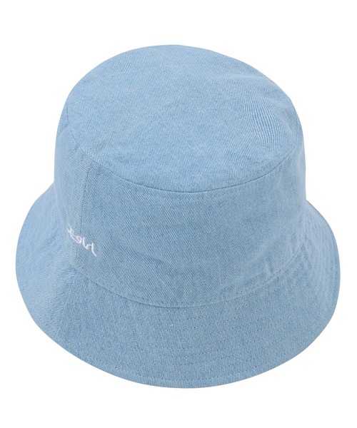 X-girl（エックスガール）の「BASIC BUCKET HAT/ベーシック　バケットハット（ハット・レディース・ホワイト/ブラック/ライトインディゴブルー/ライトパープル・ONE SIZE）」の11枚目の写真