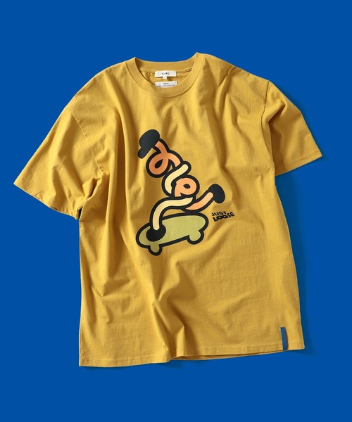 YUYA × BeAMS DOT(ユウヤバイビームスドット)の「YUYA × BeAMS DOT / “YURU” アート Tシャツ(Tシャツ/カットソー・メンズ・ベージュ/マスタード・MEDIUM/LARGE)」の10枚目の写真